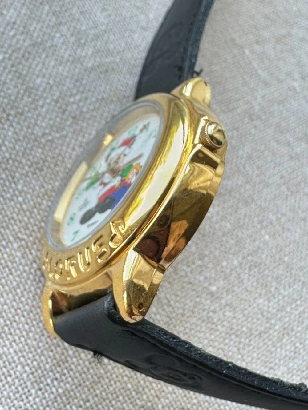 1990's Original Mickey Mouse Lorus Watch by Seiko (Santa Mickey)